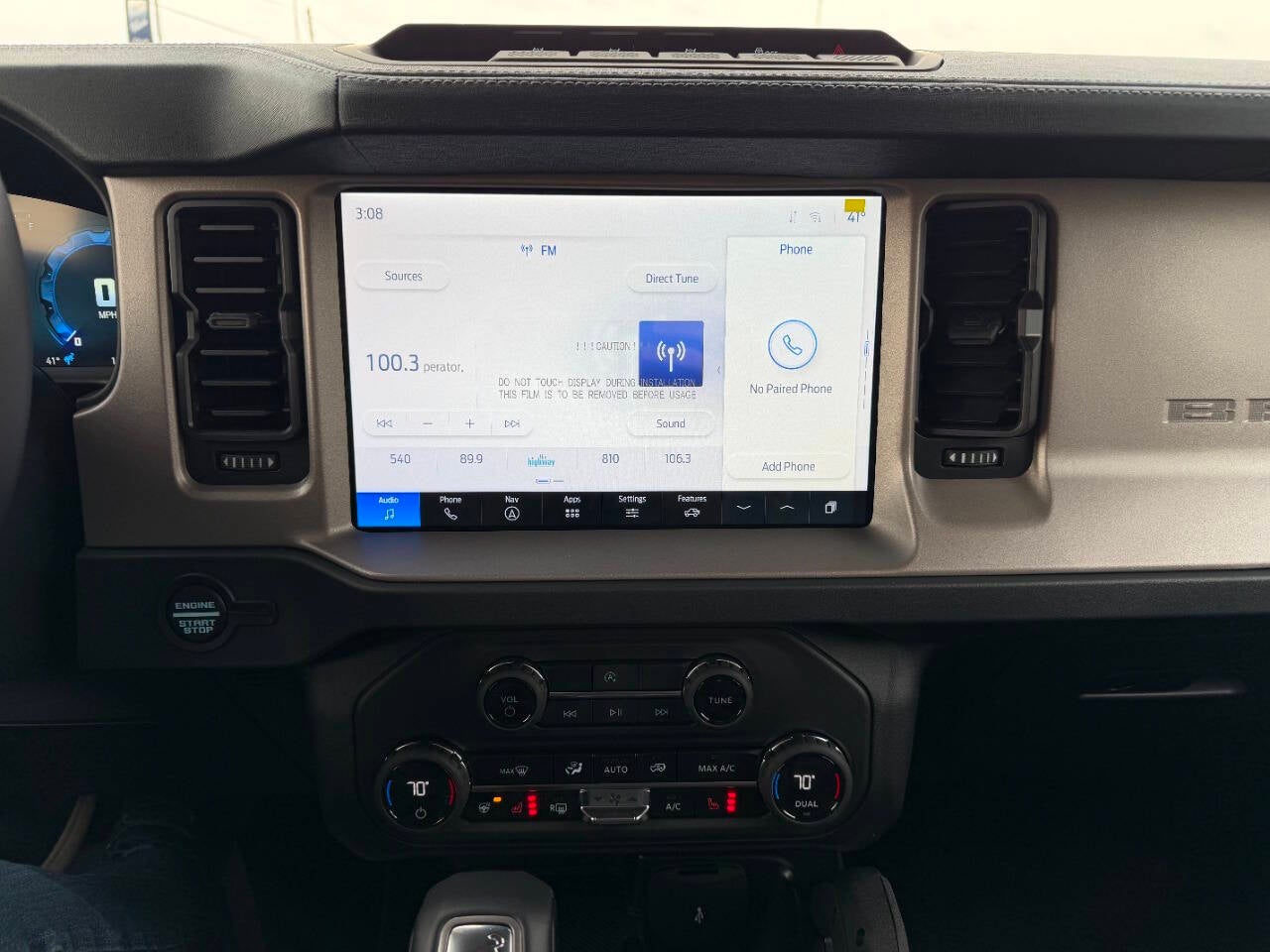 2025 Ford Bronco Outer Banks 4x4 4dr SUV