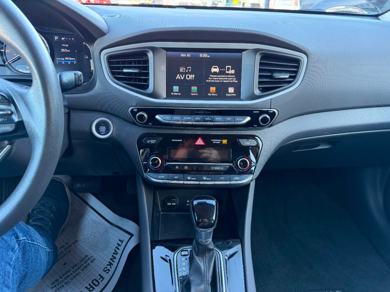 2019 Hyundai Ioniq Hybrid Blue 4dr Hatchback